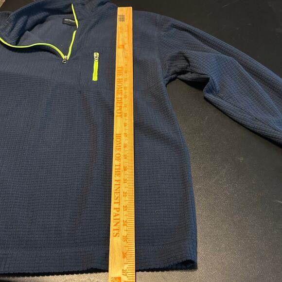 Southern Marsh Fieldtec Shirt Mens XS Waffle Knit Fleece Navy 1/4 Zip - Picture 4 of 6